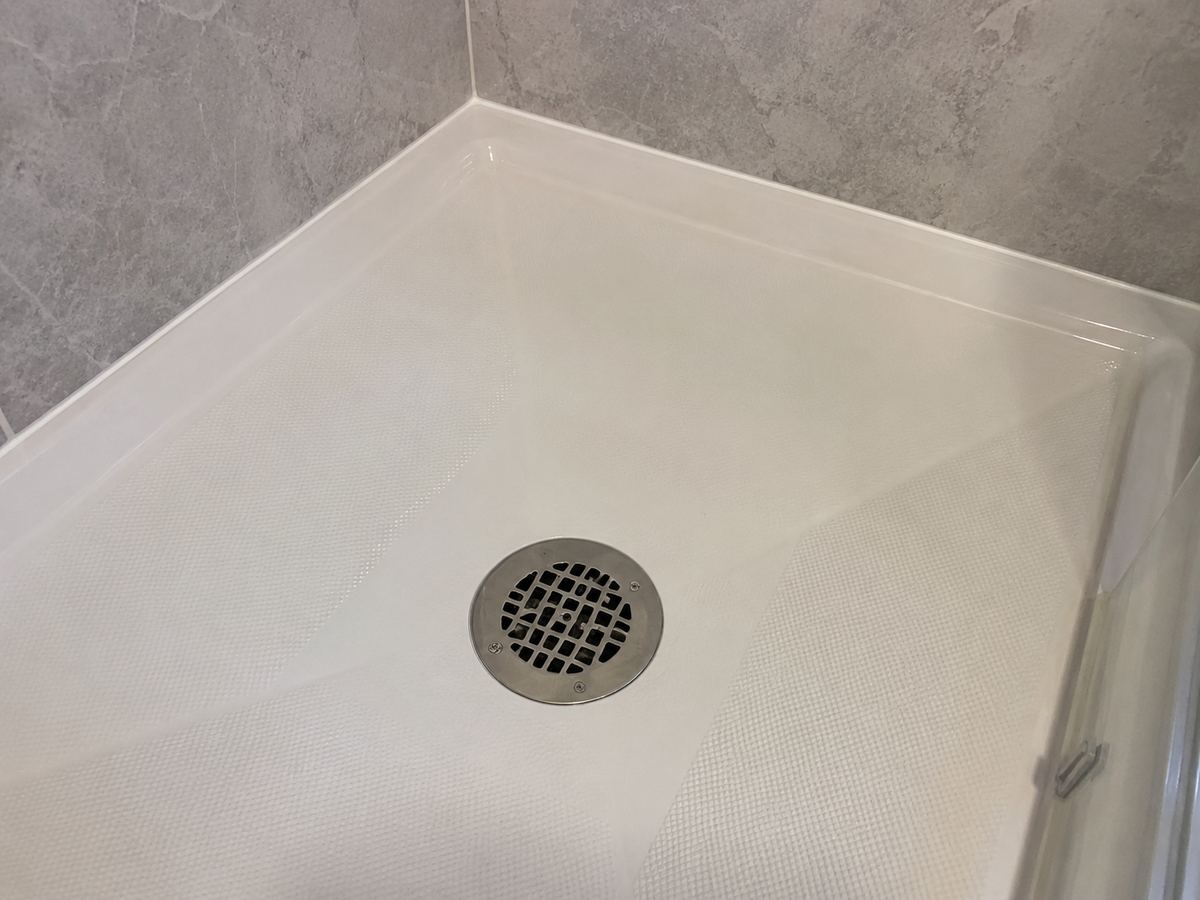 Cleaner Handbook 3 Shower drain close-up